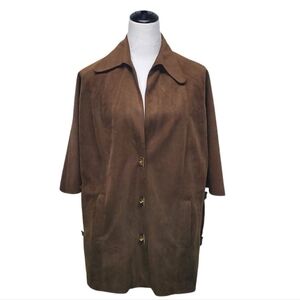 MJ Seattle Brown Cape True Vintage Jacket Size XL